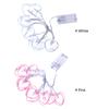 10 LEDs Heart Shape String Light 1.65m 5.41ft Battery Operated Fairy Lights Warm White String Lights for Bedroom Party