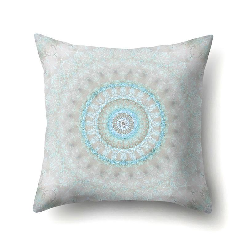 Nordic Bohemian Ethnic Style Polyester Pillow Case Car Decoration Home Printed Bedside Pillow Case