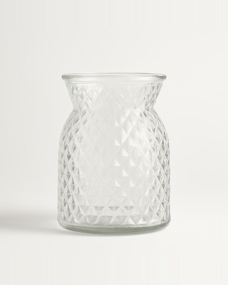 ბროლის მინის ვაზა