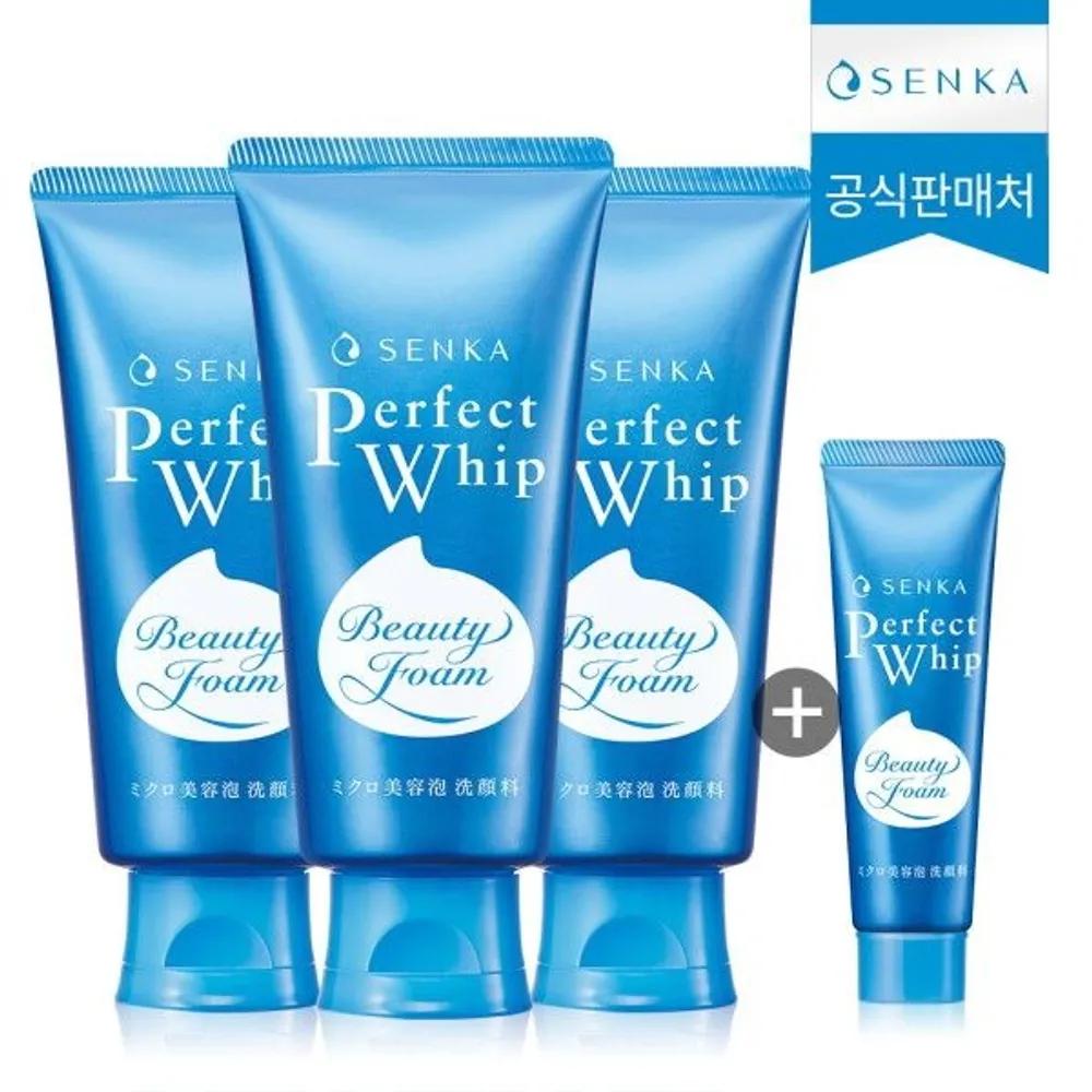 [Senka] Perfect Whip 120g 3 Packs + Mini Whip 40g