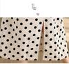 2026 Polka Dot Cotton & Linen Summer Dress: Women's Casual Slim-Fit Mid-Length