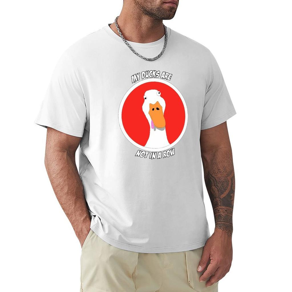 My Ducks are Not in a Row TShirt anime stuff quick drying mens clothing