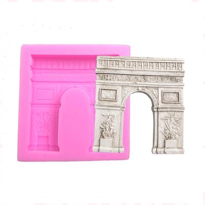Silikonform DIY Triomphe-Form Kuchendekorationswerkzeuge Schokoladen-Backformen Fondant-Kuchenform