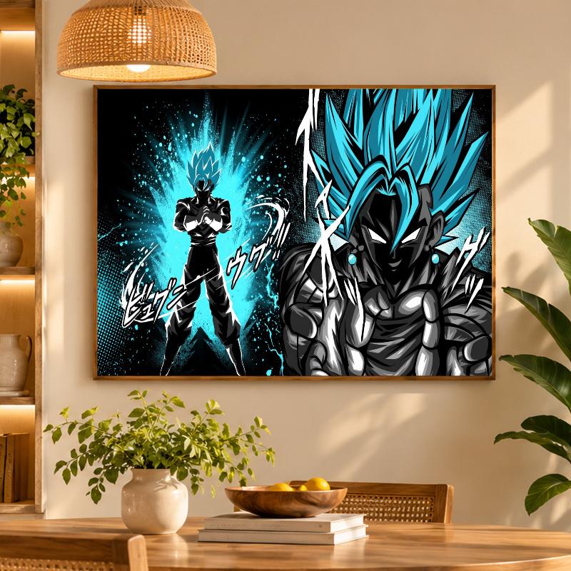 5D Diamond Painting Dragon Ball Vegeta DIY Full Drill Diamond Art Kit Home Decoration