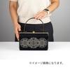 Ando Handbag with Hyakuka Lace Perfect for Entrance and with Suitable for Both Japanese and Western Burgundy JBA-3 Women's Embroidery, Weddings,