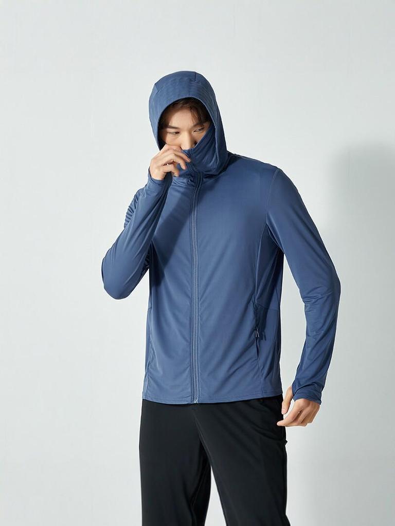 UPF50+ Breathable Ice Silk Sun Protection Hoodie for Men & Women - Outdoor & Cycling