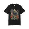 The Cinema Releases the Ravens Art Deco Monster T-Shirt Black Front Print