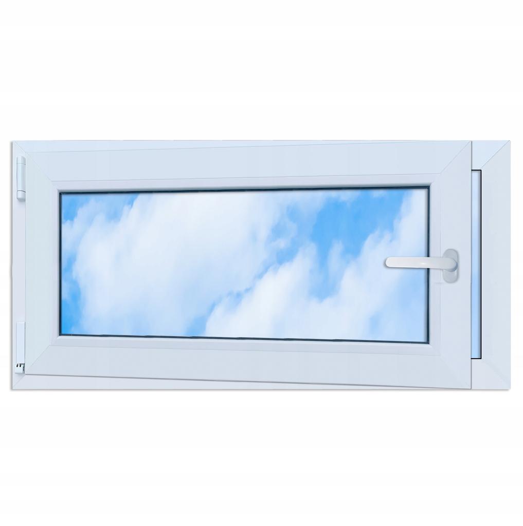 Fereastră PVC Stejar Auriu 1165X535 Stânga Nouă Deschidere-Basculare Dublă Geam Ru