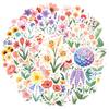 35-200pcs Sring Summer Floral Stickers Flower Natural Decorative Decals Aesthetic Stationery Stickers School Supplies