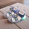 Boys sandals summer children's shoes 2025 new summer princess little boy luminous shoes