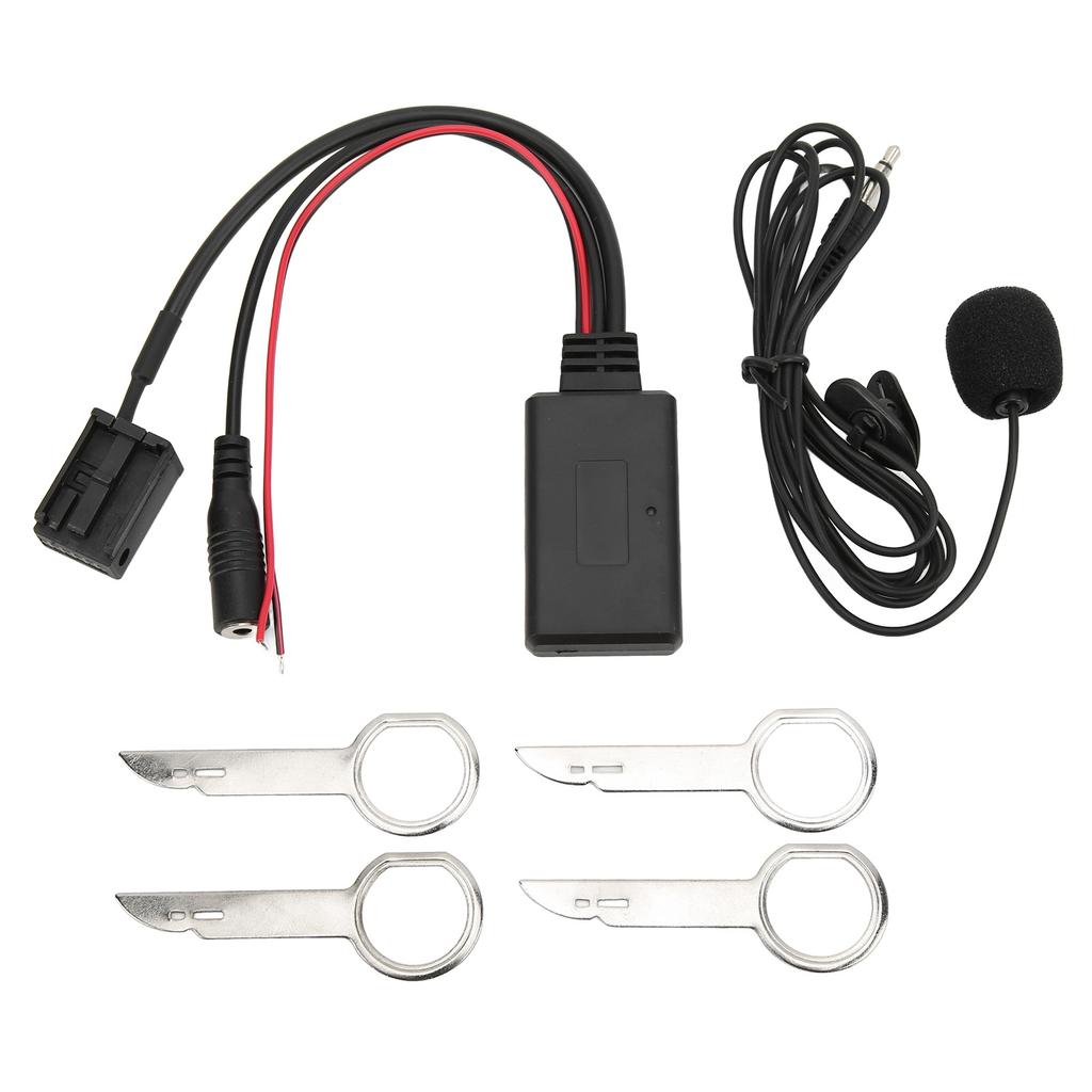 Wireless Bluetooth AUX IN Adapter Hands Free with Microphone Replacement for Focus 2004 OnWards 6000CD