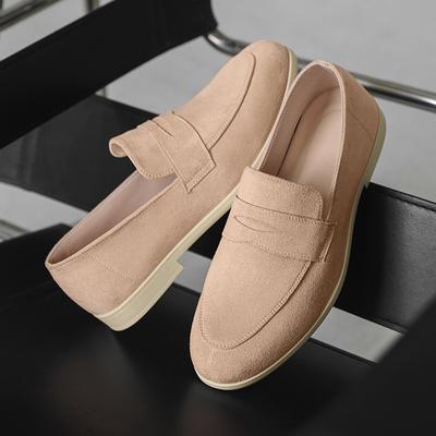 Moda Respirável Leve Sapatos Loafer Masculinos Antiderrapante Externo Slip-on Planos Homem Feito à Mão Casual Sapatos de Condução Sola Macia Calçado de Barco Mocassins