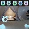 Creative Cartoon Cat Children Sleep Student Bedroom Bedside Electronic Clock with LED Light Wake Up Alarm Clock
