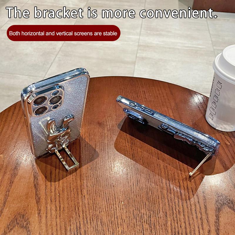 For Honor X40 5G Protective Case Cute Rabbit Anti-Scratch Kickstand Phone Cover