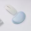Gummi Maus Handgelenkstütz-Set - Rutschfest, Bequemes Hand- und Handflächenpolster für Büro-Tastatur