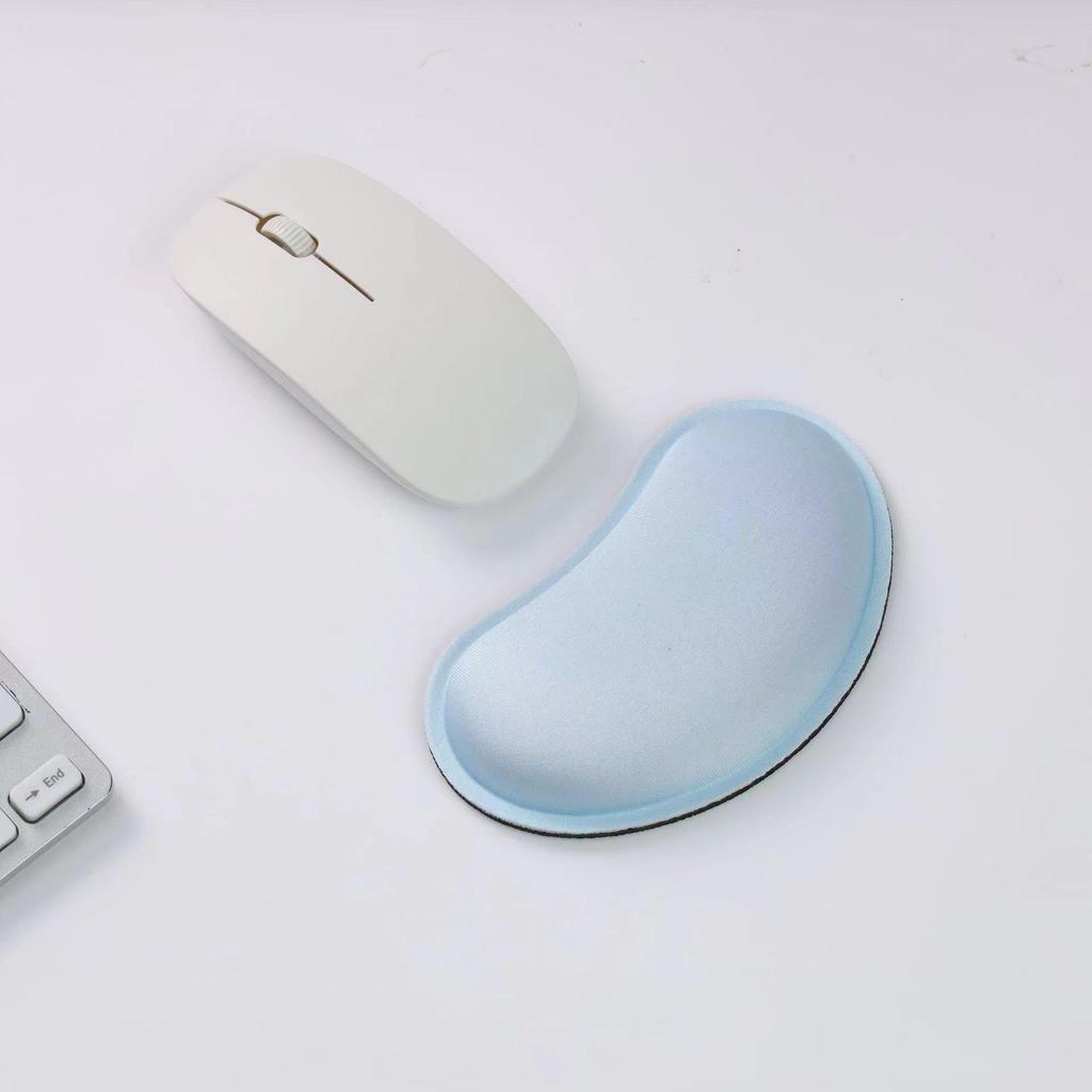 Gummi Maus Handgelenkstütz-Set - Rutschfest, Bequemes Hand- und Handflächenpolster für Büro-Tastatur