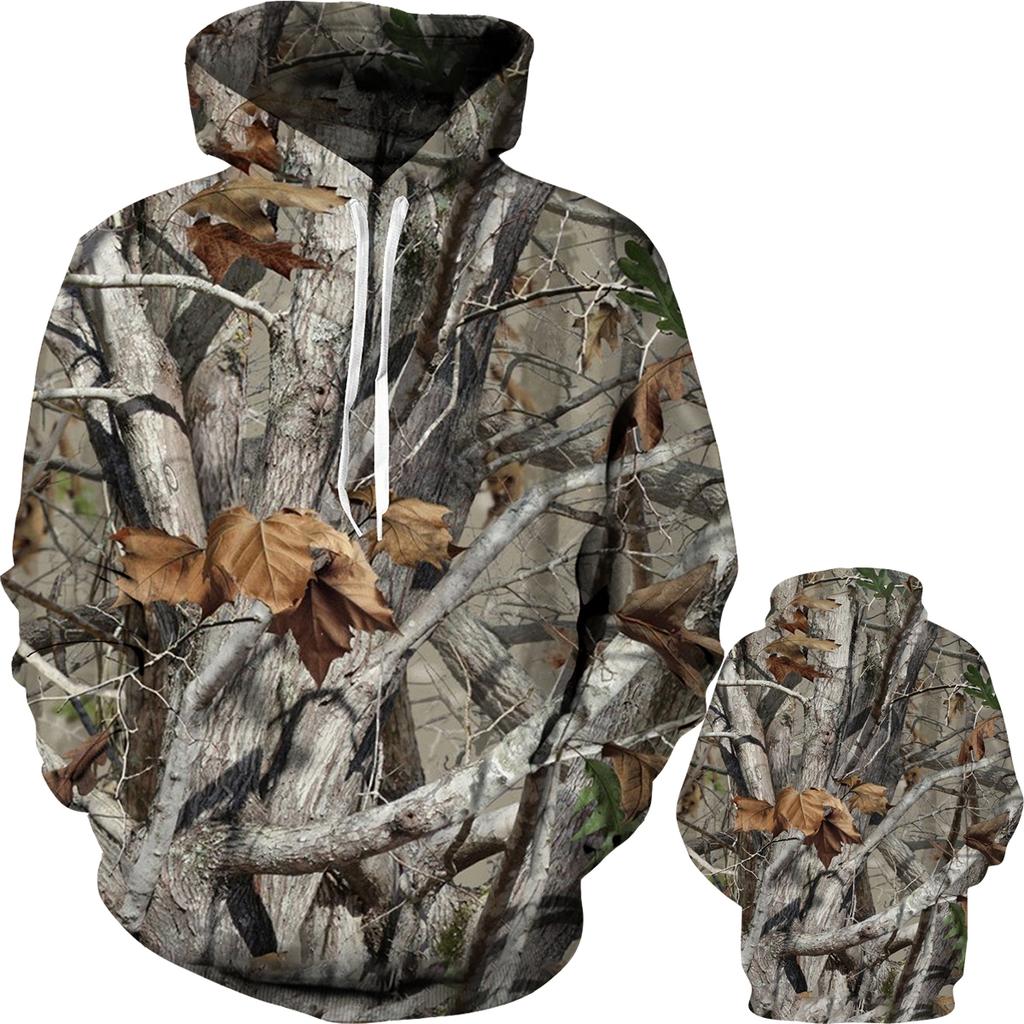 Hoodies 3D Print  Camouflage Animal Elk Wild Boar Boy Girl Casual Fashion Sweatshirts Oversized Hoodie Kids Pullovers Tracksuits