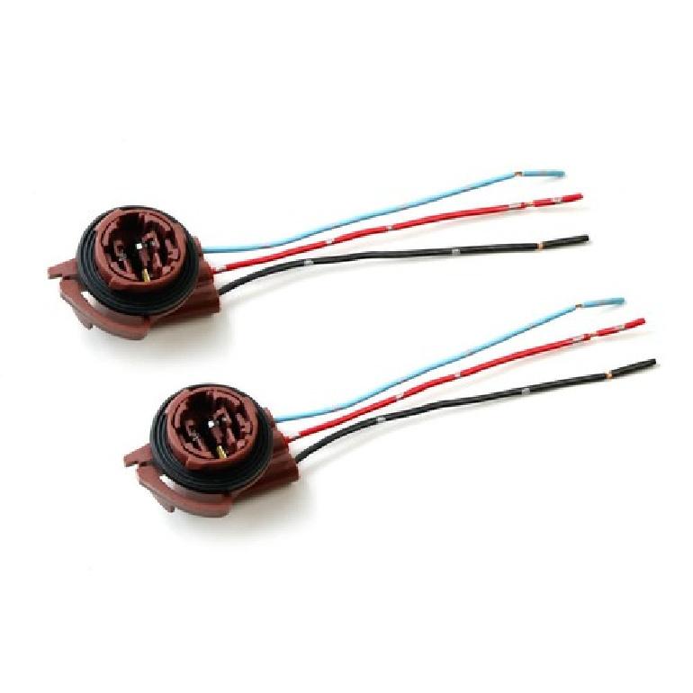 3156 3157 Pre-Wired Harness Sockets For Repair, Replacement, Tall LED Bulbs
