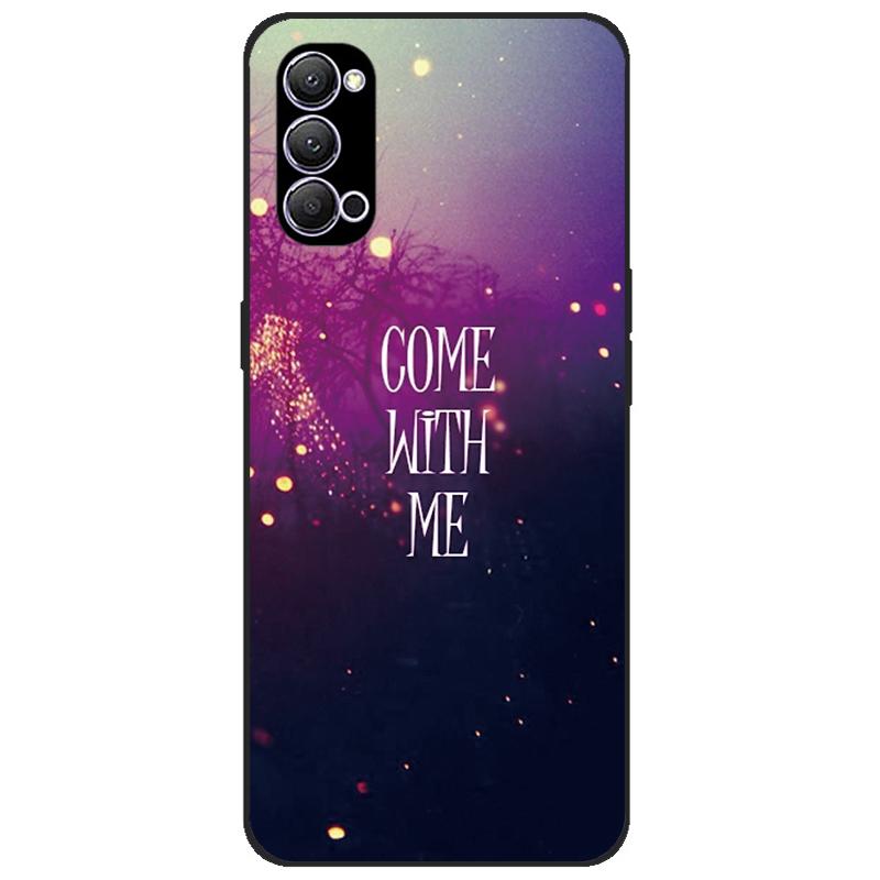 Für Oppo Reno4 Pro Fall Reno 4 Weiche Silikon Nette Gemalt Abdeckung Für Oppo Reno4 5G Reno 4 Pro 5G CPH2089 Telefon Cases Fundas Coque