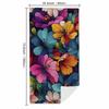 1pc Floral Collection Oversized Soft Printed Beach Towel - Vibrant Cartoon-Style Floral Pattern, Lightweight Super Fine Fiber