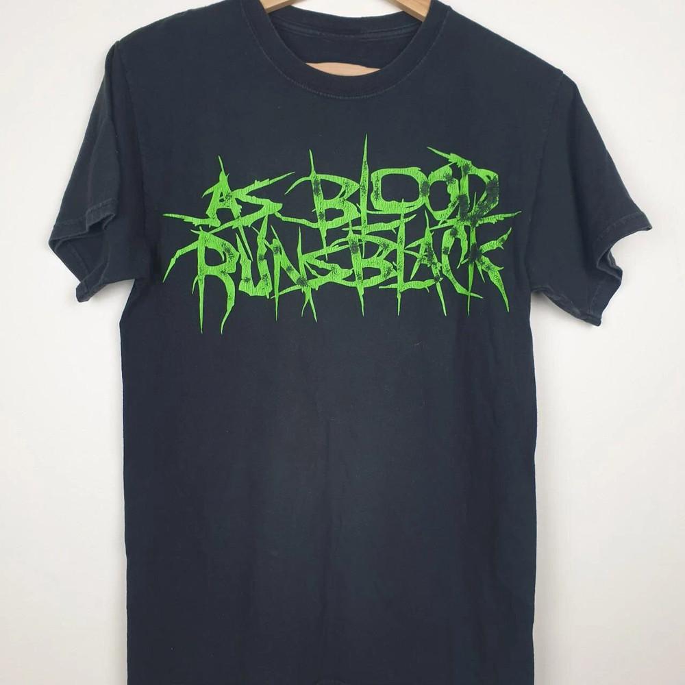

Новая Черная Хлопковая Футболка Группы As Blood Runs Black S-5XL EN862 Унисекс Футболка XXXL
