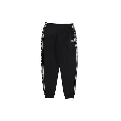 Letter Print Jogger Sweatpants Men Bottoms Black AKLP467-2