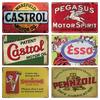 Metal Tin Sign Gas Oil Station Garage Vintage Metal Plate Pennzoil Oil Retro Decoration Man Cave Club Garage Home Wall Decor