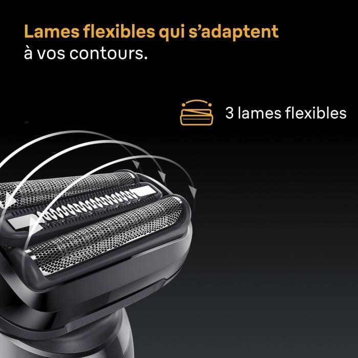 Tête de rasoir BRAUN Series 5 &amp; 6 - 3 lames flexibles - 100 % fabriqué en Allemagne