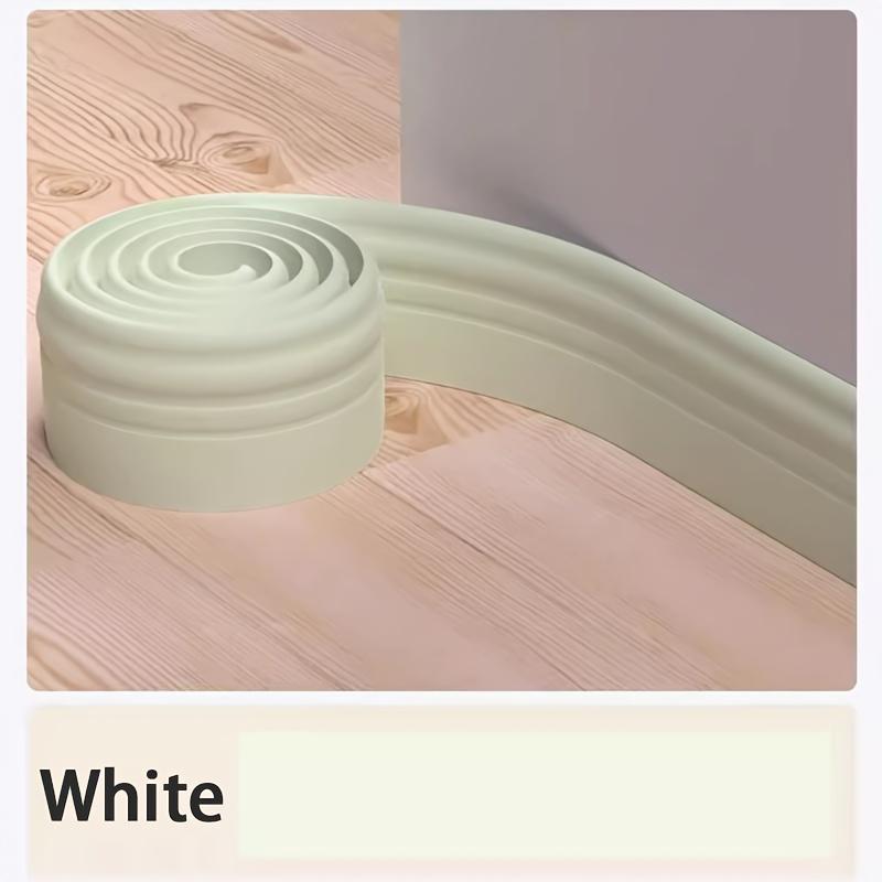 

3M/Рулон NBR Бордюрная Линия Наклейка на Стену Самоклеящаяся Линия Талии Плинтус для Домашнего Декора Противоударный 6cm/3m*2.36in/118.11in белый
