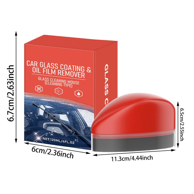 Car Glass Oil Film Remover 120ml Car Glass Cleaning Agent Truck Glass Polishing Tool Windshield Detailing Cleaner