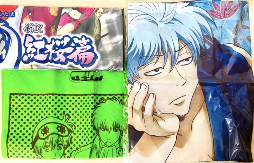 

[Б/У] Gintama Многофункциональная ткань Аникудзи Арка Бенизакуры Бонус за билет Театральный постер Полотенце Гинтоки Хидзиката Окита