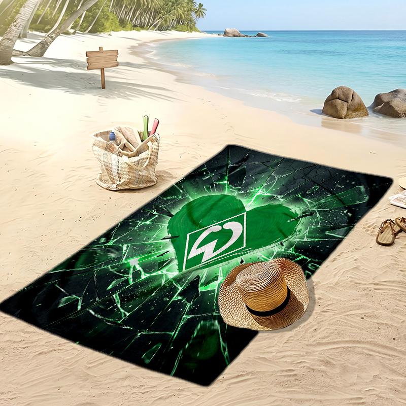 Asciugamano da Spiaggia con Stampa Calcio Werder Bremen, Asciugamano Grande Morbido ad Asciugatura Rapida per Spiaggia Campeggio Nuoto