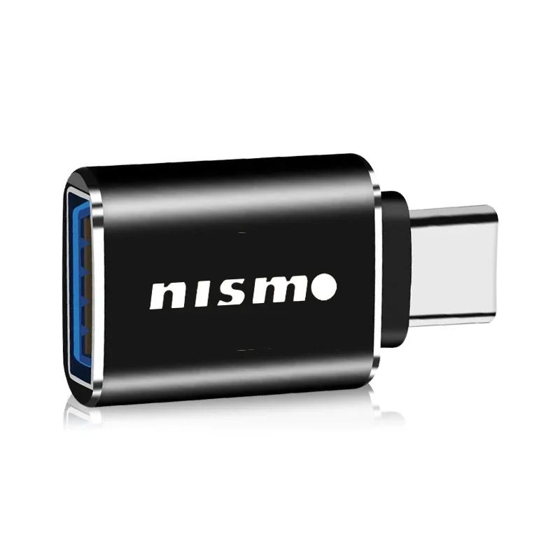 Car Type-C To USB 3.0 Interface Mini Converter Charging Adapter For Nissan GTR R35 R34 Old Teana 04-07 Murano 11-13 SYLPHY 06-09