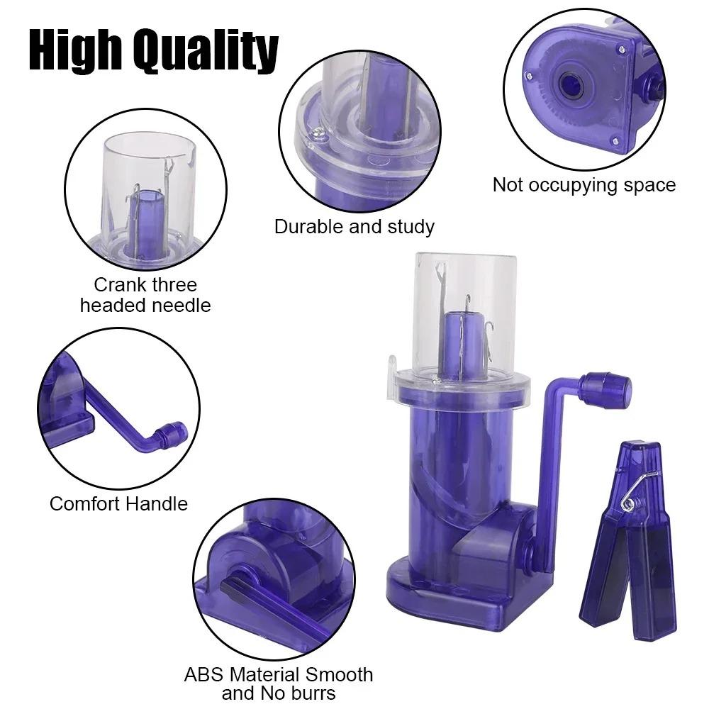 Einfache Heim Flechtseil Flechtmaschine Flechtwerkzeug Mini Näh- und Strickmaschine Handbetrieben DIY Flechtspule