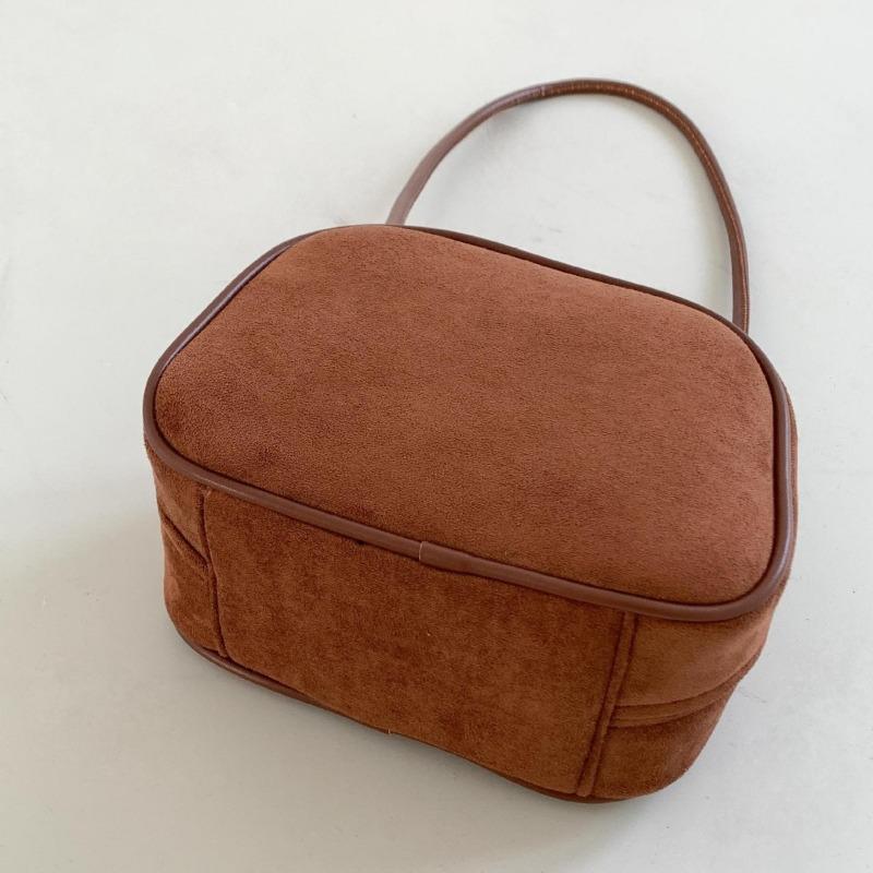 Autumn and winter suede tofu block bag niche design small square bag new women's shoulder bag
