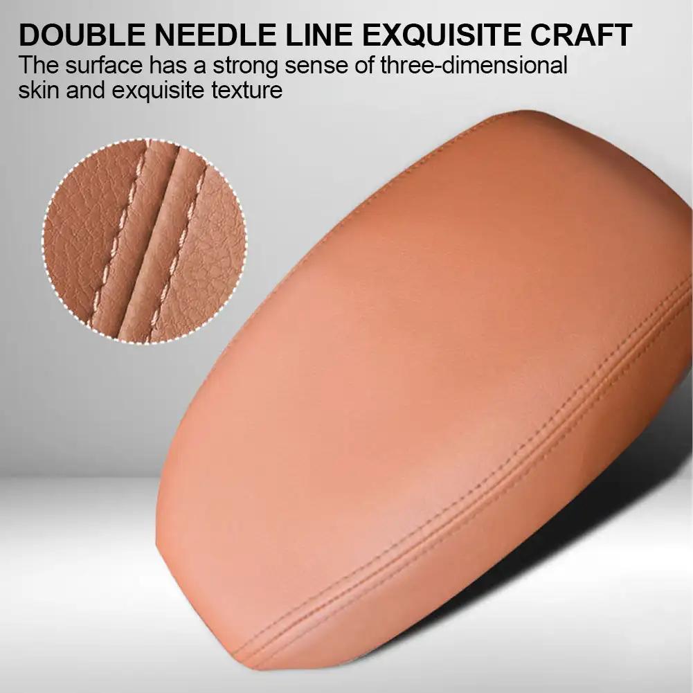 Auto-Armlehnenbox, Mittelkonsolendeckel, Armlehnenabdeckung, Autozubehör, PU-Lederbezug, für Ford Escort 2015–2019