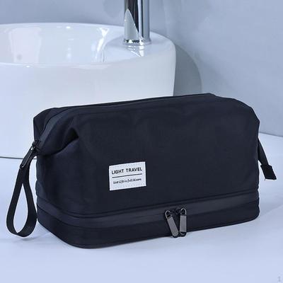 Große Make-Up Tasche Kosmetische Organizer Doppel Schicht Kapazität Reise für