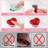 Handle Toilet Press Button Heart Shaped Press Tank Push Switch Toilet Bathing Room Decor Water Press Flush Button Home Tools