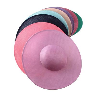 Mode 40cm Fascinators Base Grande avec Pinceau Chapeau de Mariage pour Femmes Chapeau de Modiste DIY pour Fournitures de Chapeaux
