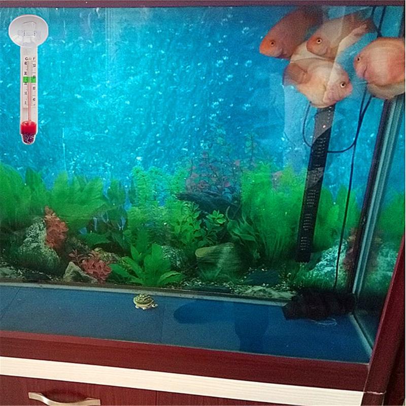Liquid-In-Glass Aquarium Thermometer for Aquarium FishTank Accurate Floating Laboratory Thermometer
