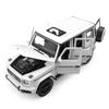 1/32 Benzs G63 SUV Alloy Car Model Diecast Metal Toy Off-road Vehicles Car Model Simulation Sound and Light Collection Kids Gift