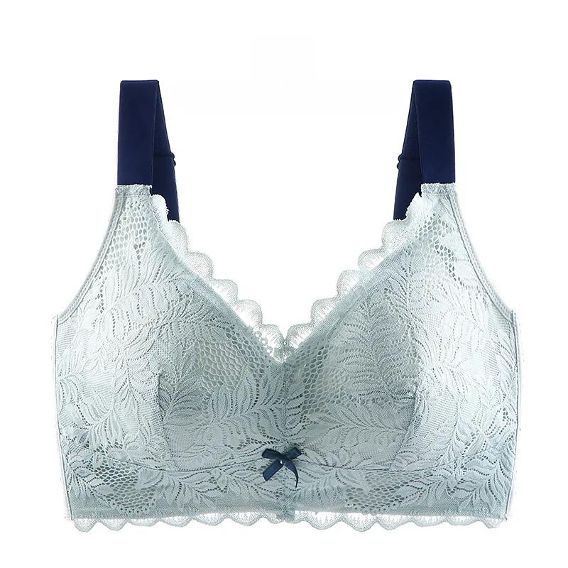 Sutien anti-lăsare pentru busturi mari Sutien pentru femei Stil cupă subțire pentru Suport Confort Sutien Sexy din Dantela Dimensiuni Mari