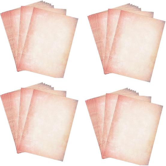 60 Sheets Retro Pink Stationery Paper, Pink Letter Paper Cute Writing Paper, Pink Copy Paper Pastel Colored Paper Computer Printer Paper розовый
