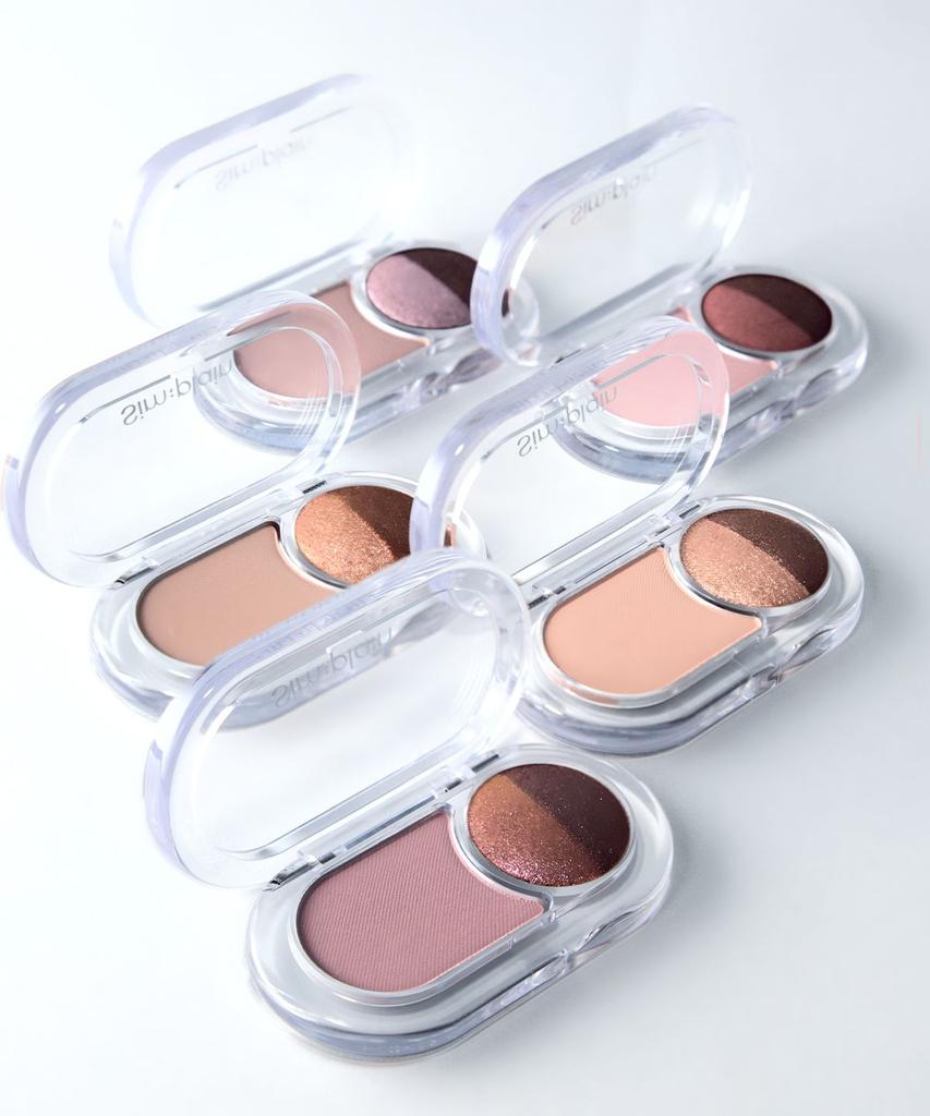 [NEW][2pack] Glim On Eyes Dual Shadow Brush 1P