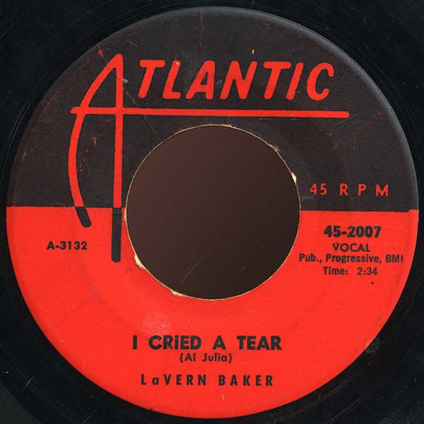 

7inch Record LAVERN BAKER - I Cried A Tear 452007 Atlantic 1958 US Rock Used