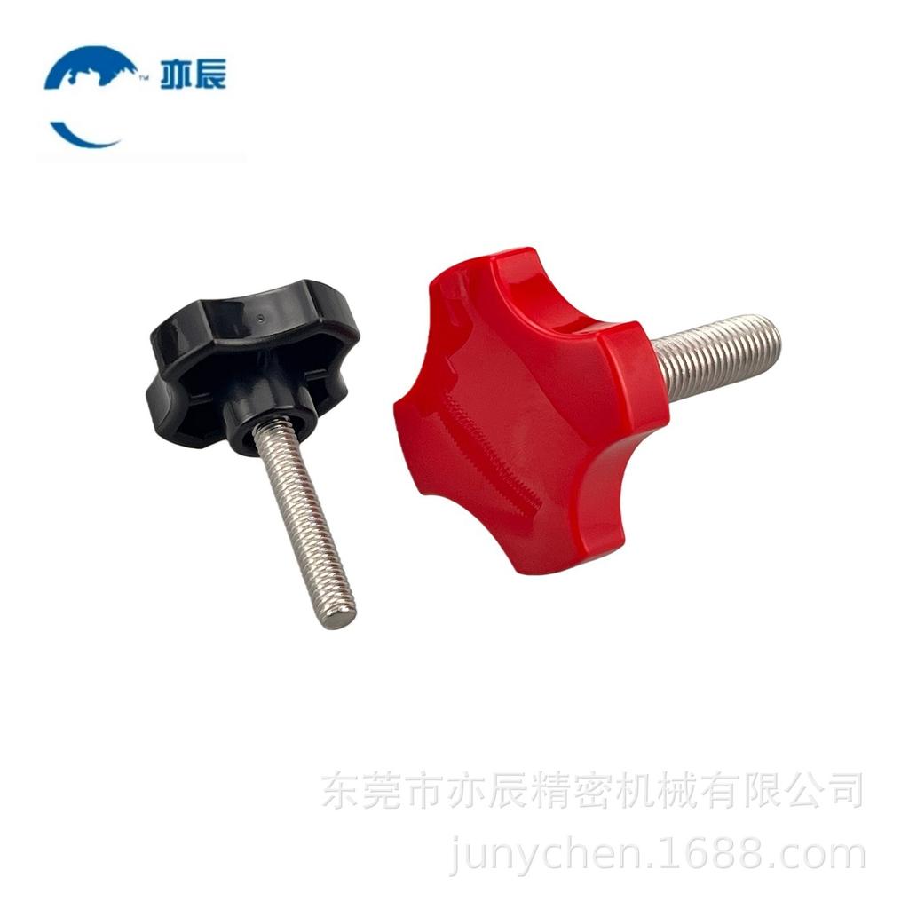 External Thread Knob Handle - HAT01-M5/6/8/10/12-E/F Cross Plastic Hand-Tightening Screw