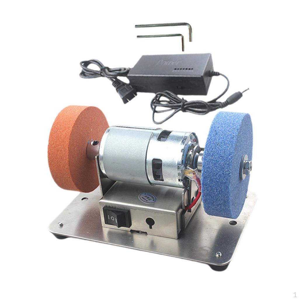 Electric Belt Sander Polisher Grinding Tool Grinder for Metal Working Making, Sharpening Edge,