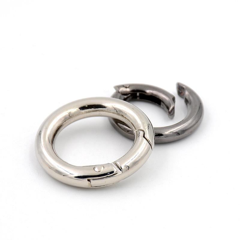 Metallringpåse Knappar Handväska Bagage Skor Dekorativa Kedjeknappar Rock Trenchcoat Knappar