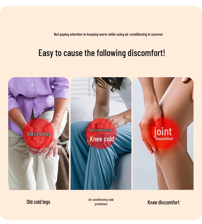 Unisex Knie-Wärmer: Rutschfester Kälteschutz für die Gelenke von Senioren