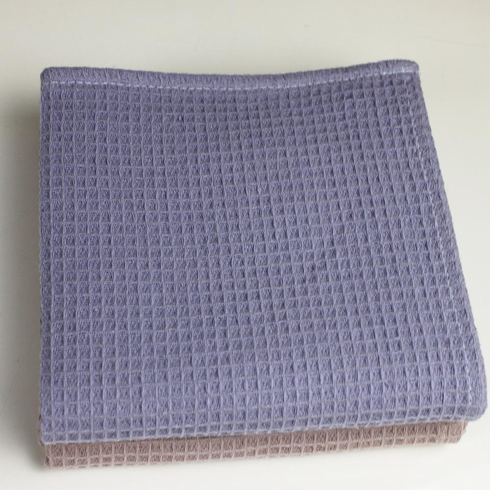 WML066 Custom Extra Thick 100% Cotton Waffle Weave Multi-purpose Kitchen Tea Towels for Teacup Cleaning Table Napkins
